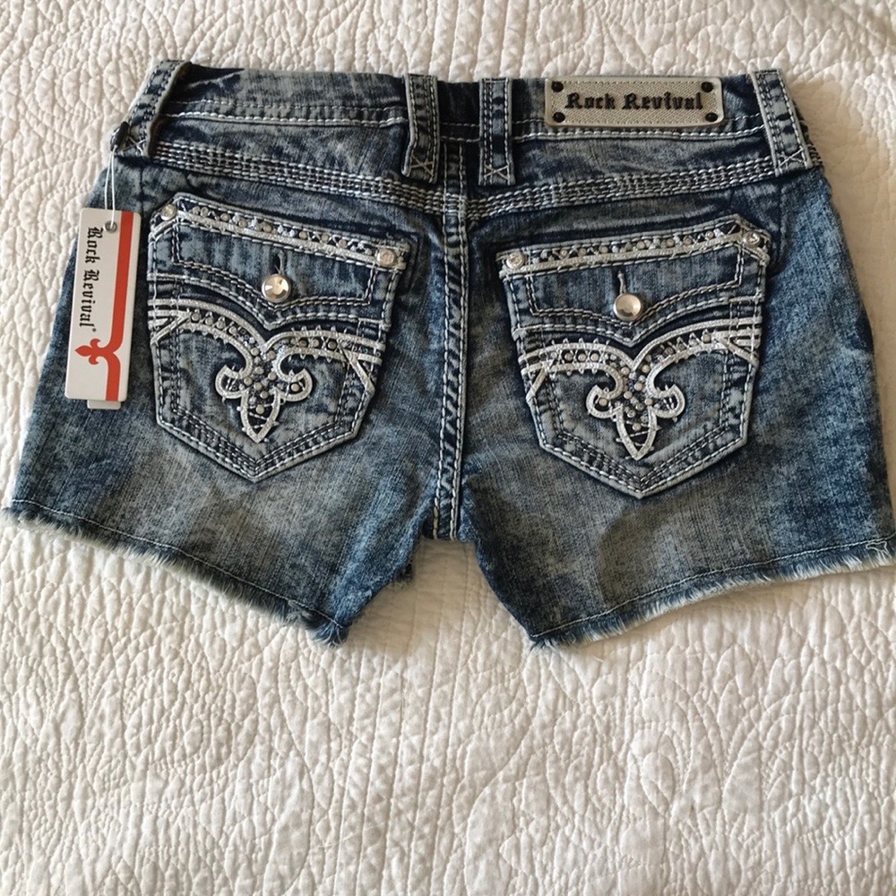 Rock Revival acid washed shorts-NWT